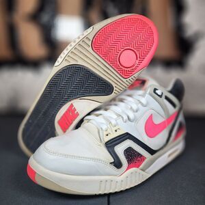 Nike Air Tech Challenge II White Hot Lava 318408 181 Agassi I III Sz 13